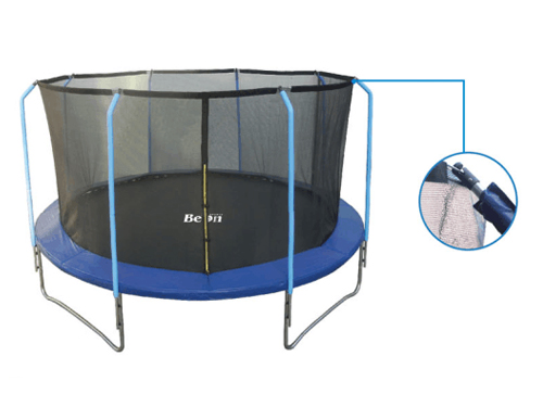 12FT Trampoline With Metal Rod Net